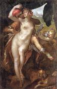 Bartholomaus Spranger Venus and Adonis oil painting artist